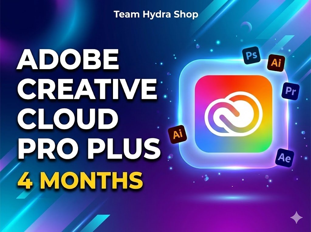 Adobe Creative Cloud – 4 Months Pro Plus Plan (Official Access | Personal Email Activation)